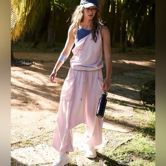 Free People Movement Scrimmage Onesie Faded Mauve XS S - Picture 3 of 6